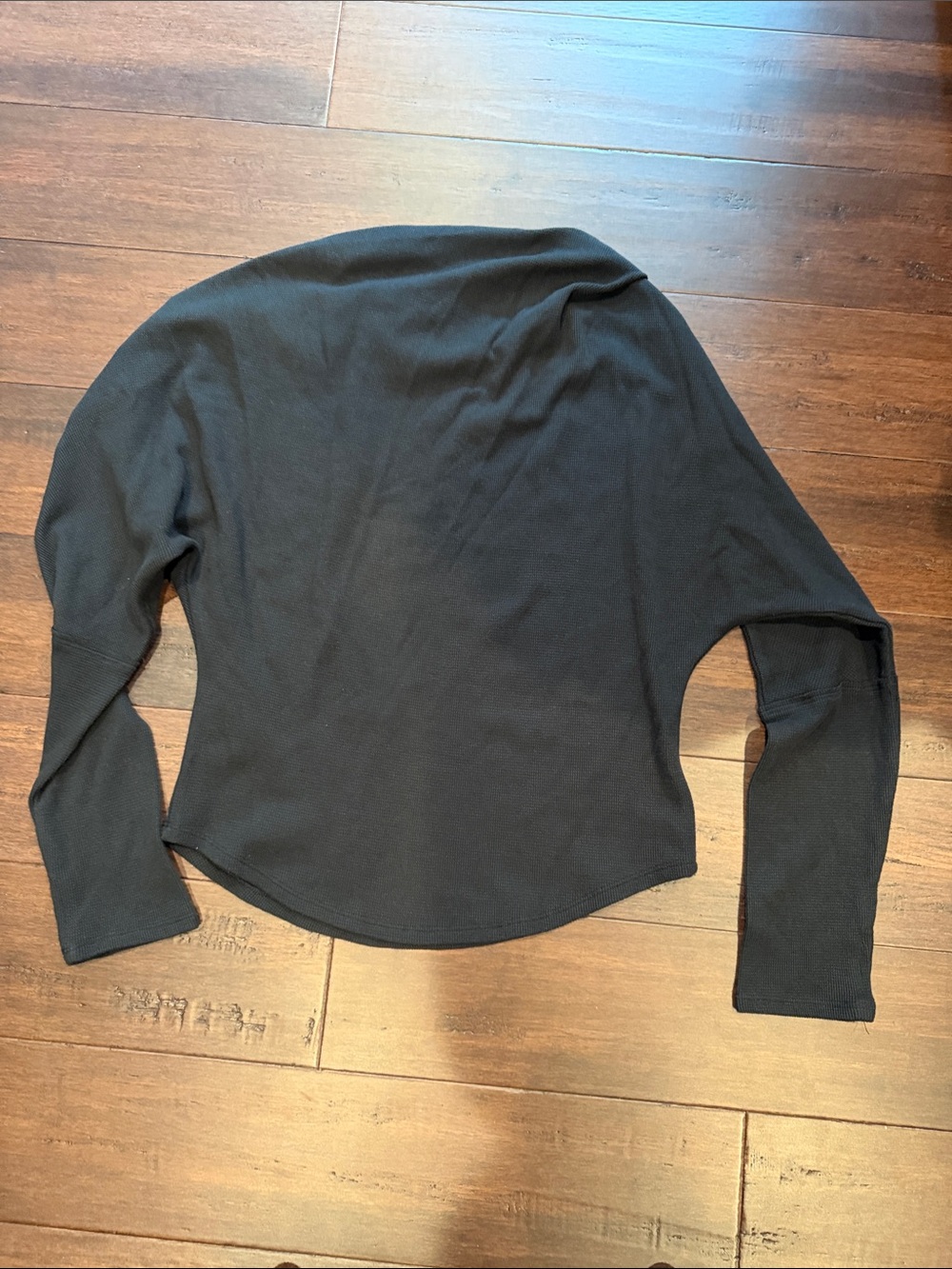 Free People wide neck Black Women’s Long Sleeve Top - Picture 5 of 6